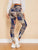 Newspaper Print Leggings