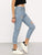 High Waist Ripped Denim Pant