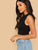 Solid Crop Tank Top