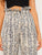 Paperbag Waist Snakeskin Wide Leg Pants