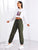 Pocket Side Drawstring Waist Pants