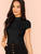 Mock Neck Rib Knit Top