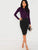 Lace Contrast Backless Skinny Bodysuit