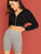 High Waist Solid Cycling Shorts