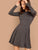 Heathered Skater Dress