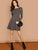 Heathered Skater Dress