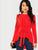 Self Belted Asymmetrical Hem Top