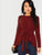 Self Belted Asymmetrical Hem Top