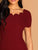 Scallop Trim Form Fitting Bodysuit