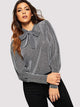 Tie Neck Glitter Blouse