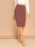 Slim Fit Pencil Skirt