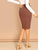 Slim Fit Pencil Skirt