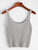 Ribbed Knit Crop Tank Top