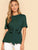 SHEIN Neon Lime Keyhole Back Belted Top