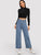 Button Wide-leg Jeans