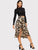 Ruffle Hem Leopard Print Skirt