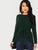Self Belted Asymmetrical Hem Top