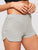 Elastic Waist Solid Shorts