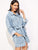 Pocket Patched Buttoned Denim Dress