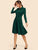 Keyhole Front Collared Flare Dress