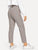Exposed Zip Fly Plaid Peg Pants