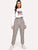 Exposed Zip Fly Plaid Peg Pants