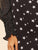 Frilled Cuff Star & Dot Print Bodice Dress