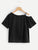 Letter Print Taped Tee