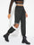 Mesh Contrast Letter Print Utility Pants
