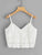 Zip Back Scallop Hem Cami Top