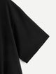 Letter Print Knot Tee