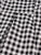 50s Off-The-Shoulder Gingham Flared Dress