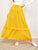 Drawstring Waist Frill Trim Polka Dot Skirt