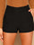 Slant Pocket Solid Shorts