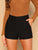 Slant Pocket Solid Shorts