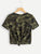 Knot Front Camo Tee