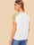 Contrast Sequins Pocket Tee