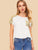 Contrast Sequins Pocket Tee