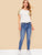 Contrast Sequins Pocket Tee
