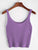 Ribbed Knit Crop Tank Top