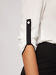 Keyhole Back Contrast Binding Top