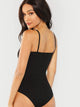 Ribbed Knit Solid Cami Bodysuits