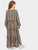 Girls Tassel Trim Tribal Print Maxi Dress