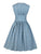 50s Button Front Floral Print Dress
