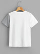 Color-block Sequin Panel Tee
