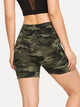 Camouflage Print Cycling Shorts