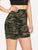 Camouflage Print Cycling Shorts