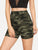 Camouflage Print Cycling Shorts