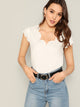 Scallop Edge Solid Top