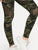 Mesh Insert Camo Print Leggings